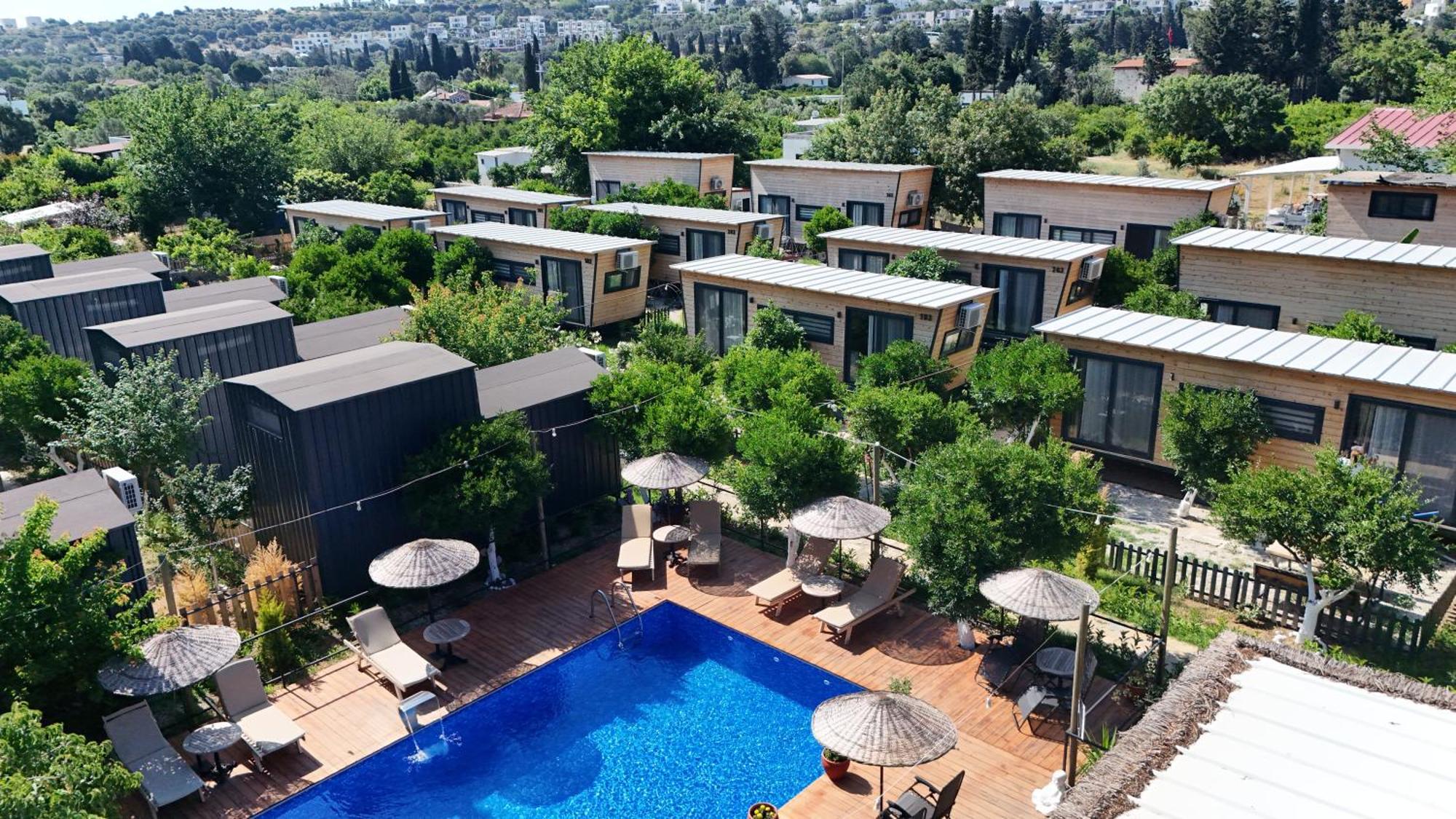 Gaia Tiny Houses Butik Hotel Bodrum Exterior foto